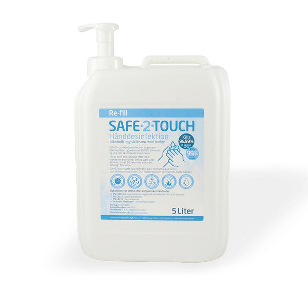 Safe2Touch - Hand Desinfektioun - 5 Liter